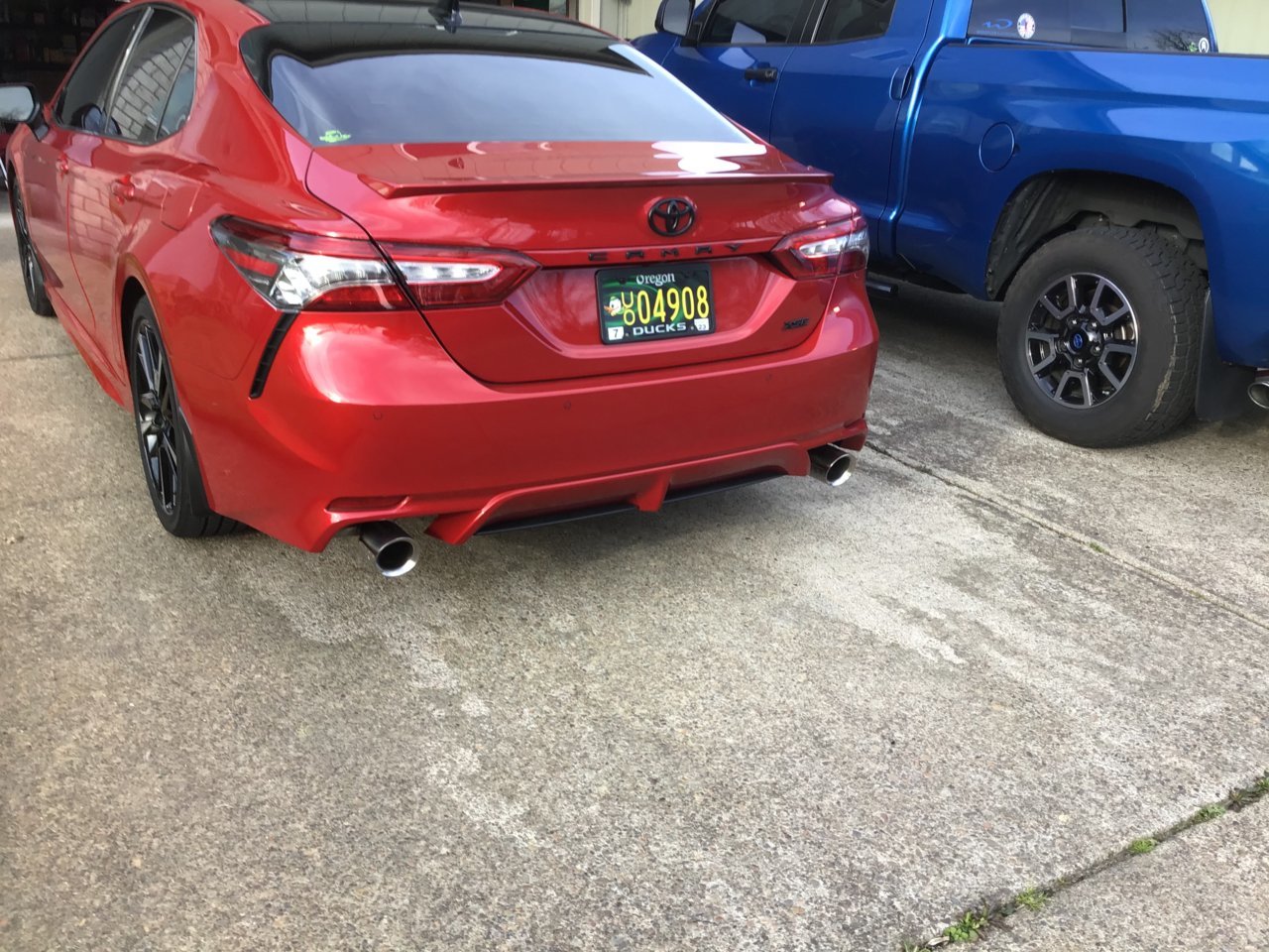 Camry trd exhaust on a Camry xse v6 | Toyota Tundra Forum