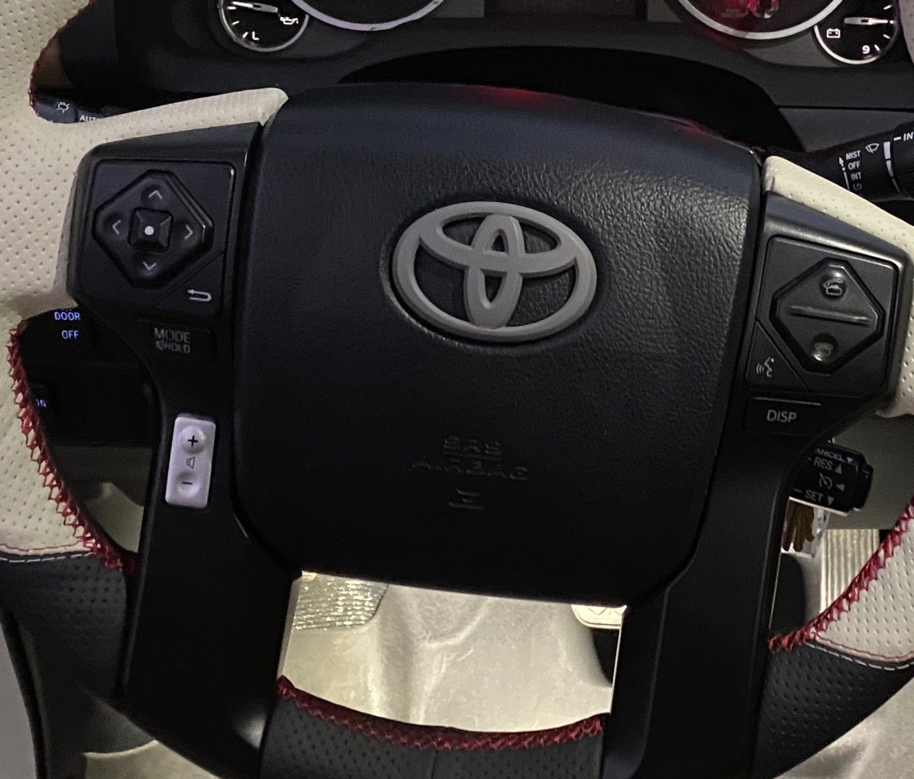 ***SOLD***AJT Steering Wheel Emblem Overlay 2007+ Tundra - Cement