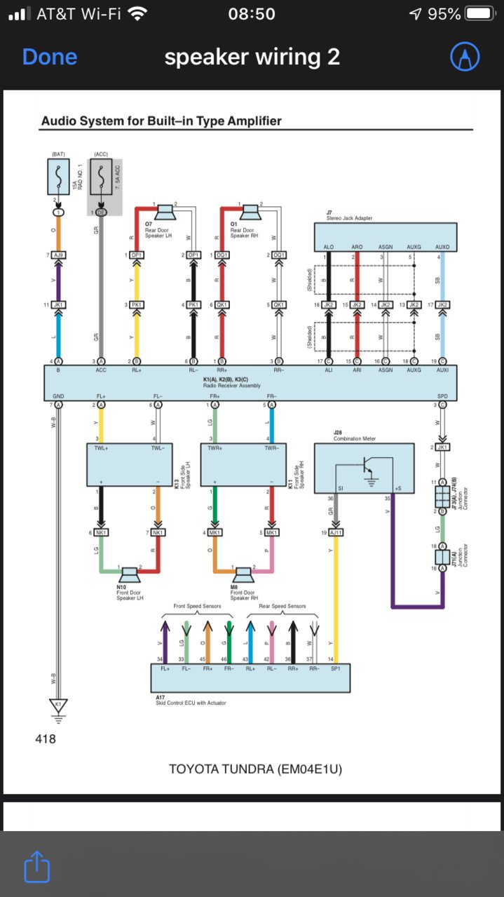 2014 Tundra Head Unit Wiring Diagram