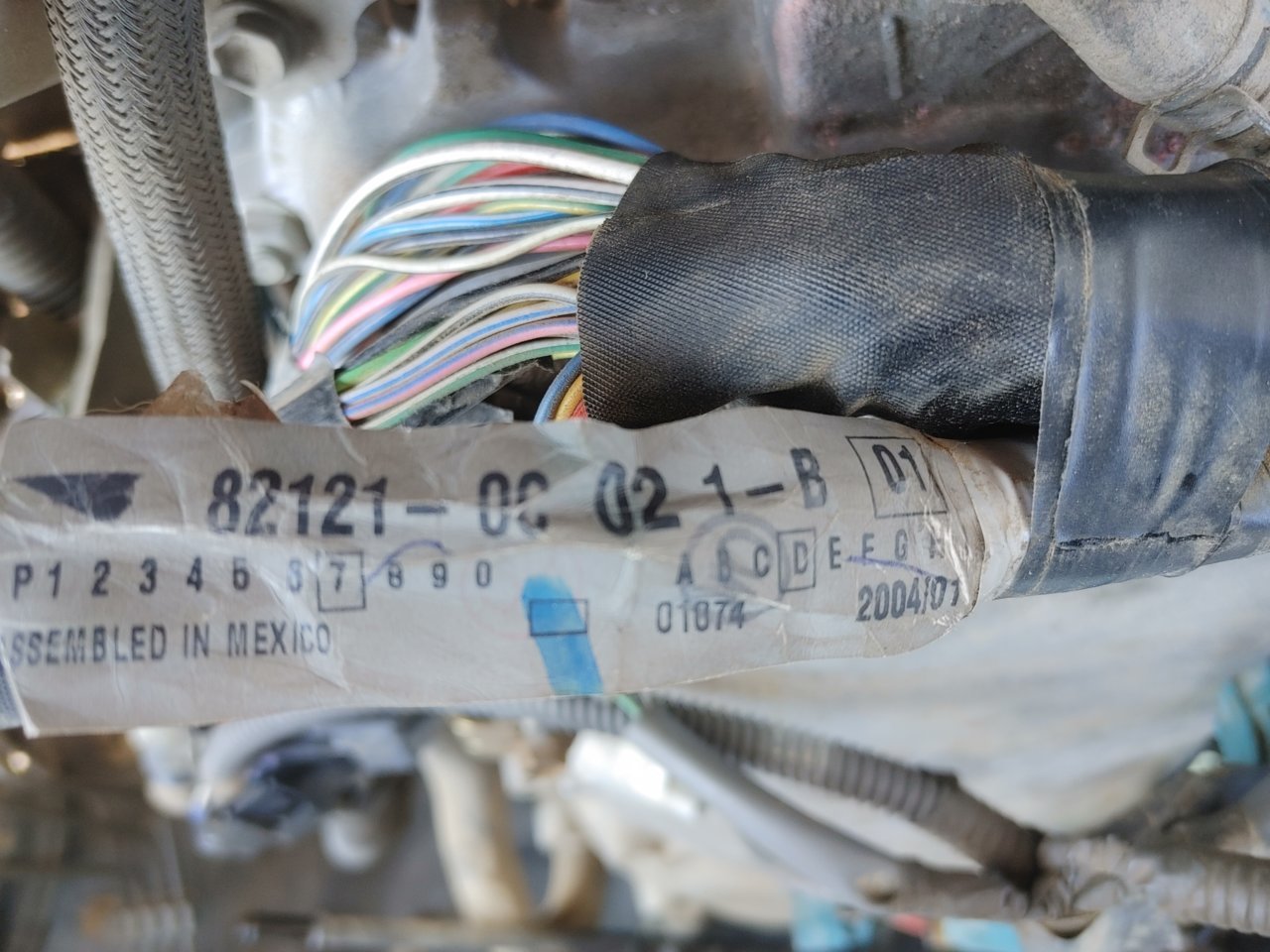2004 Toyota wiring harness number.jpg