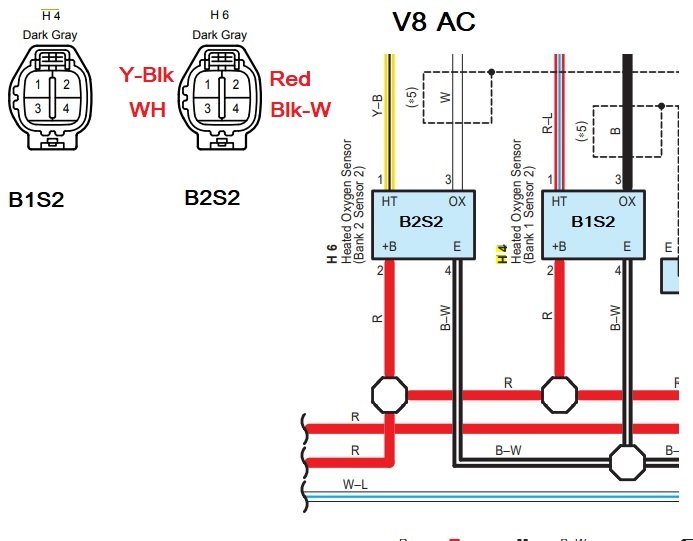 2 x Post Cat Oxygen Sensor O2 for Toyota Tundra 4.7 2UZ-FE Pair 2 x Post Cat Oxygen Sensor O2 for Toyota Tundra 4.7 2UZ-FE Pair