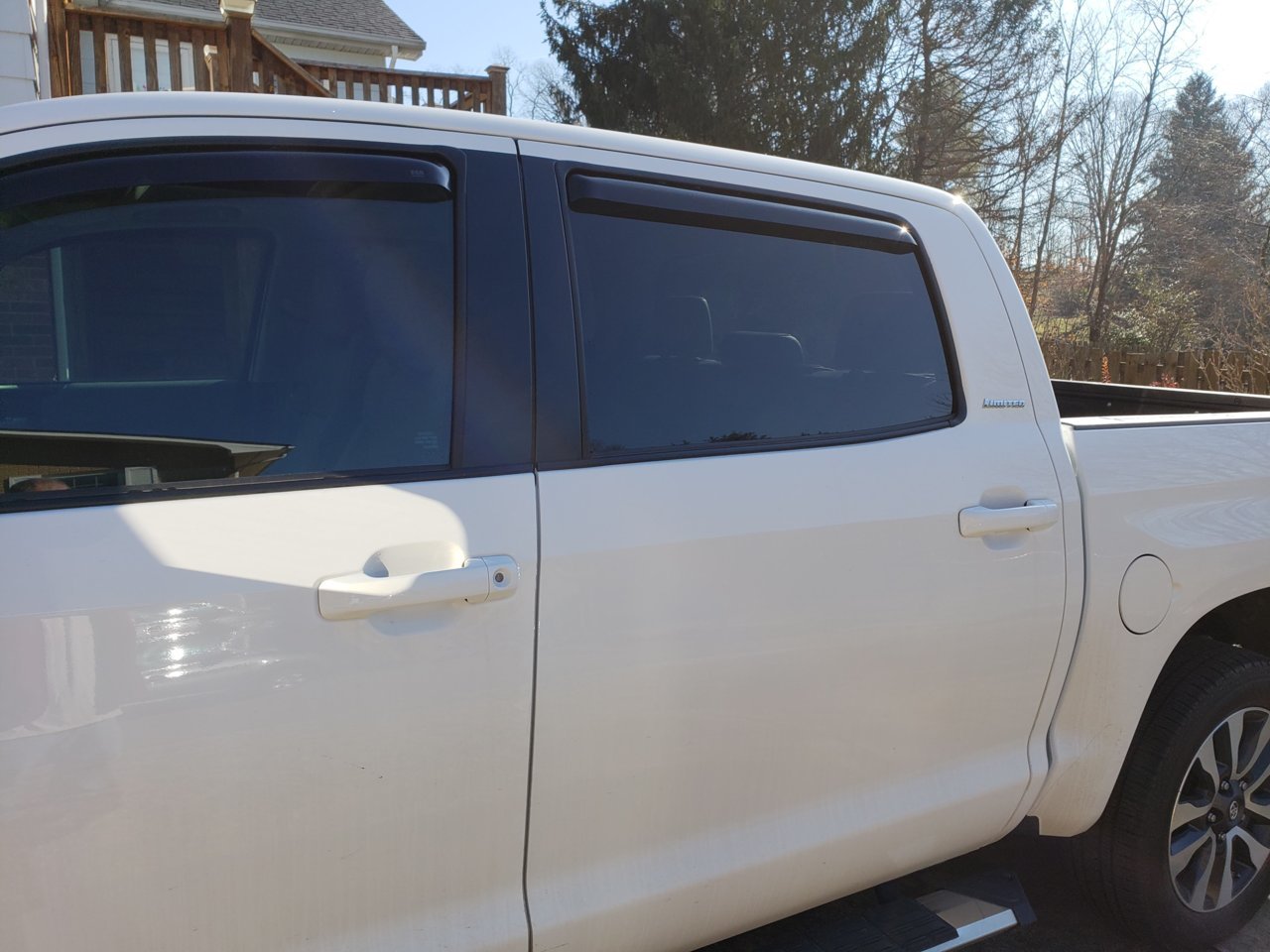 Lund Ventvisor Low Pro for 2007-17 Toyota Tundra CrewMax Lund Ventvisor Low Pro for 2007-17 Toyota Tundra CrewMax