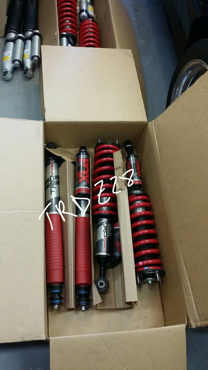 Out with the old in with the new Fox TRD Pro suspension | Toyota Tundra