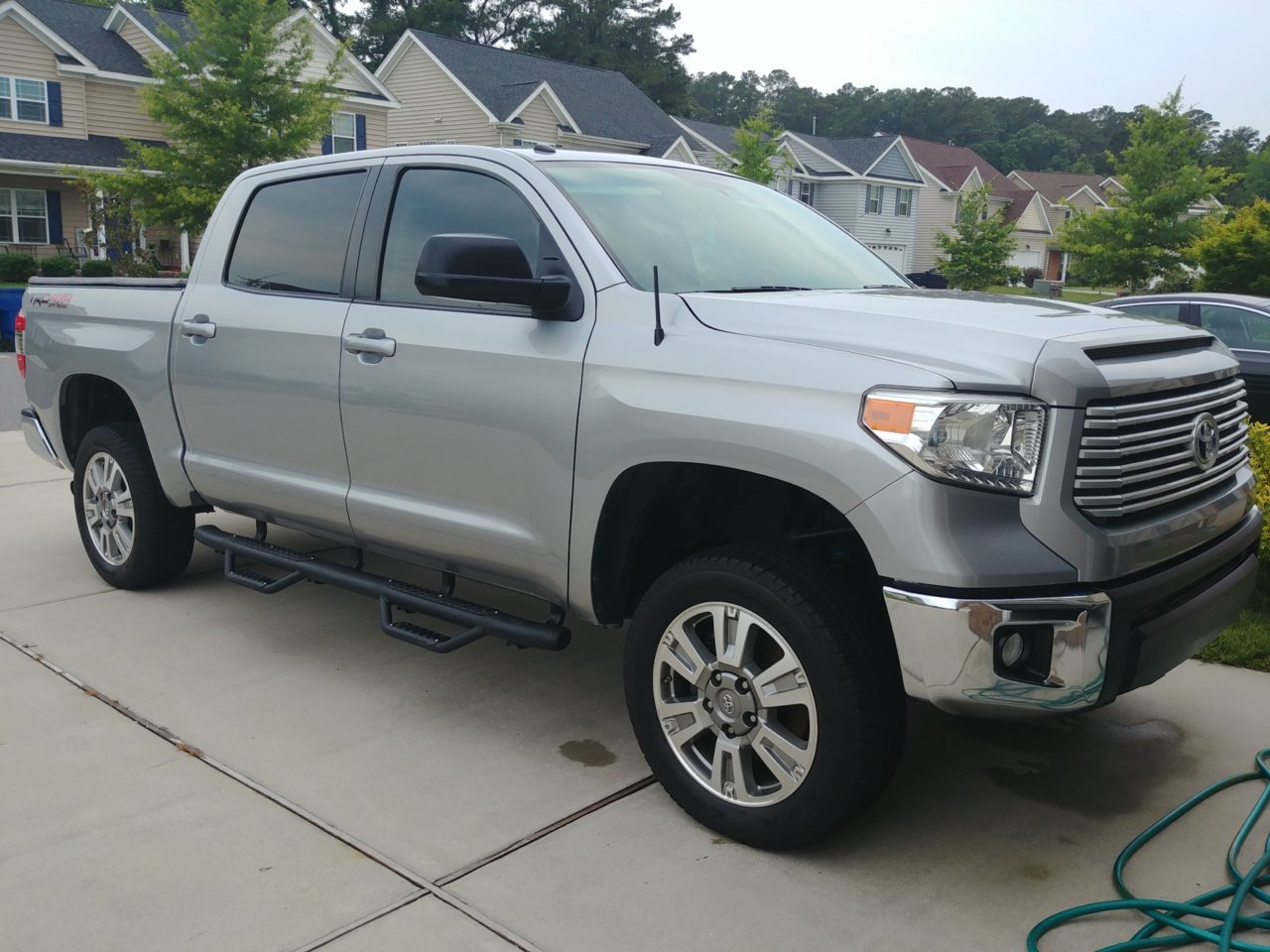 Silver tundra with running boards pics? | Toyota Tundra Forum