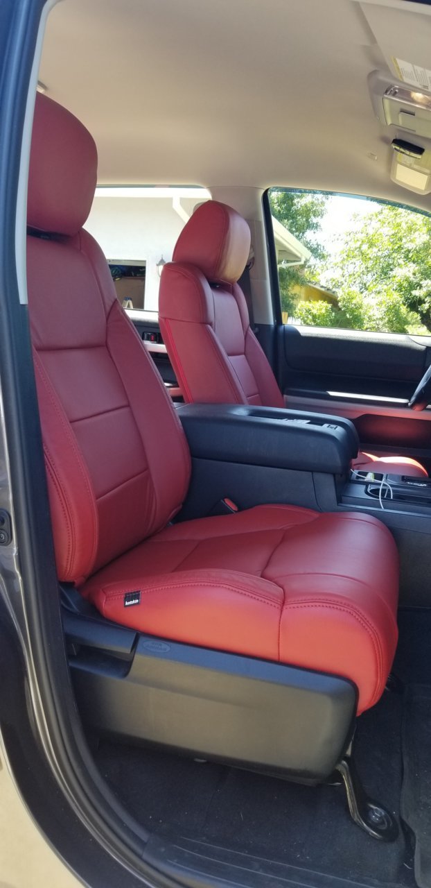 Cleaning My Custom Katzkin Red Leather Seats Using Chemical Guys