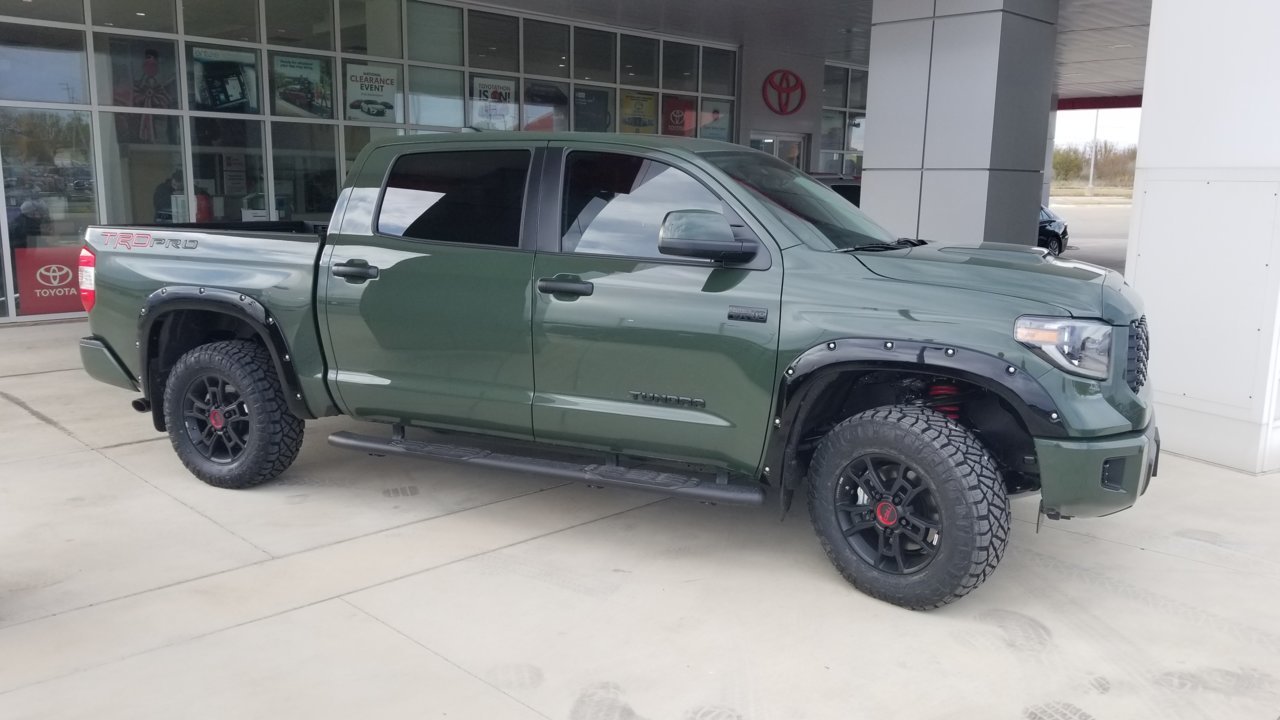 New owner of a 2020 TRD PRO Tundra Army Green | Toyota Tundra Forum