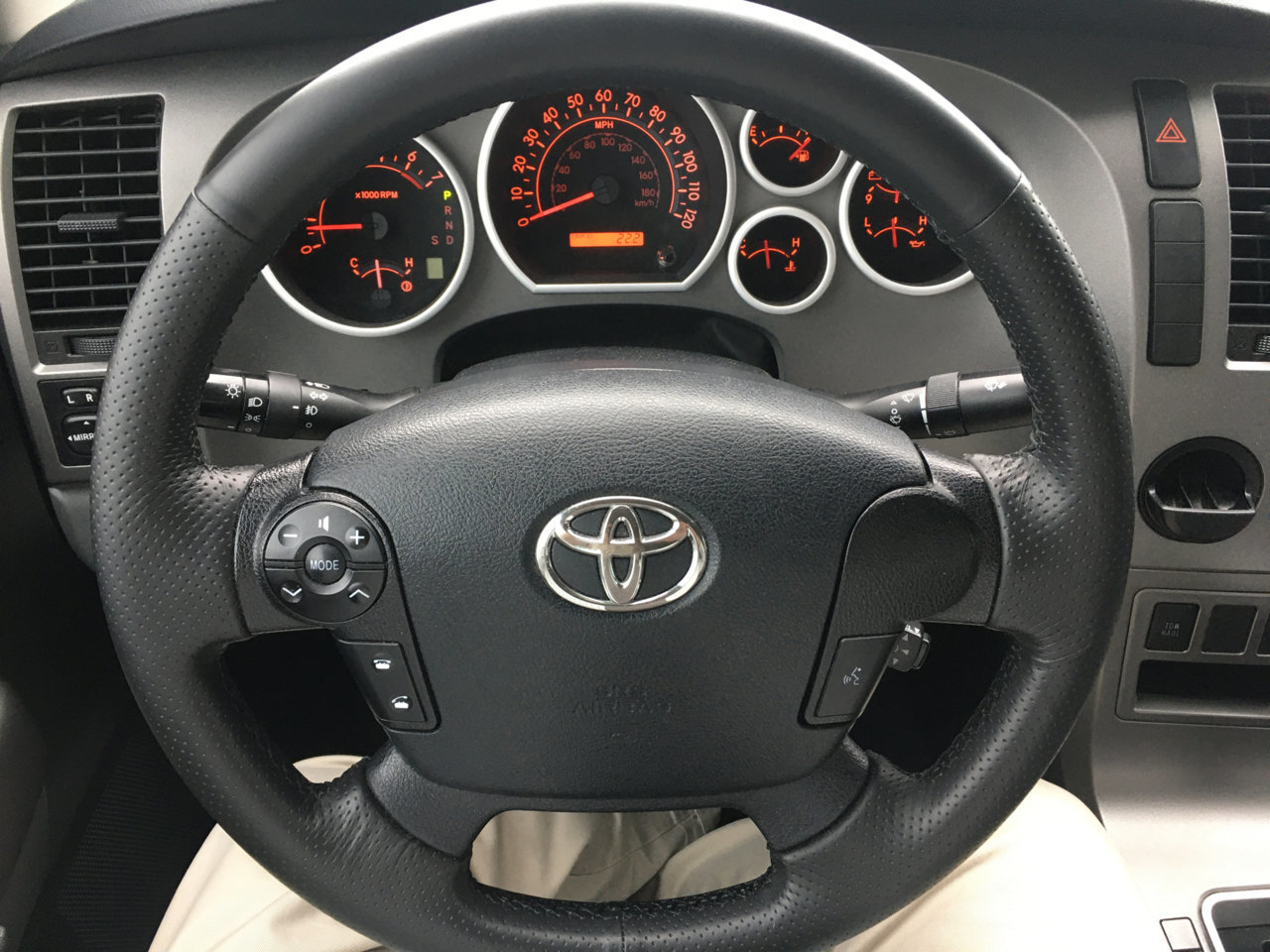 Loncky Black Genuine Leather Custom Steering Wheel Covers for 2012-2019 Toyota Tacoma 2014-2019 Toyota Tundra 2010 2011 2012 2013 2014-2019 Toyota 4Runner 2014-2019 Toyota Sequoia Accessories lfy-0051 