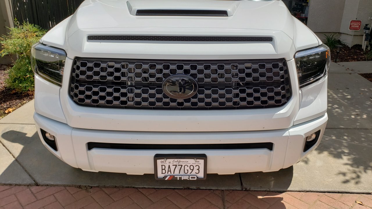Blacked out front grille emblem? | Toyota Tundra Forum