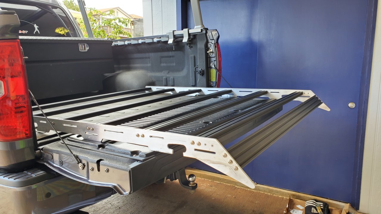 Custom Roof Rack built on Thule Cross Bars Toyota Tundra Forum