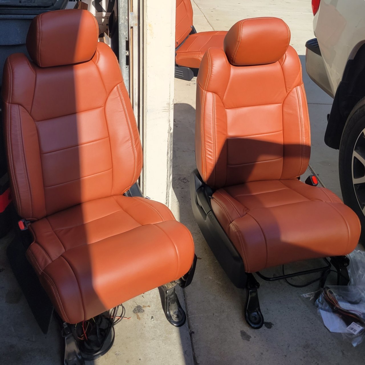 Cleaning My Custom Katzkin Red Leather Seats Using Chemical Guys