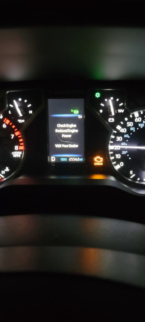 Reduced Power And Check Engine Light On Again! | Toyota Tundra Forum