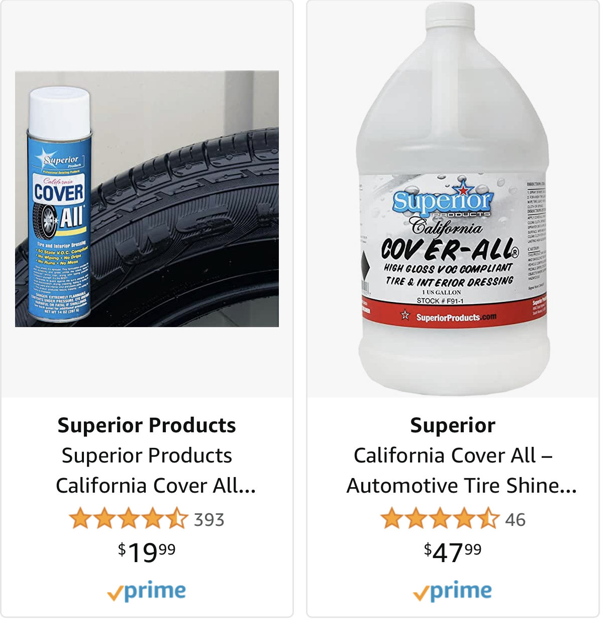 Cover All Tire Dressing 