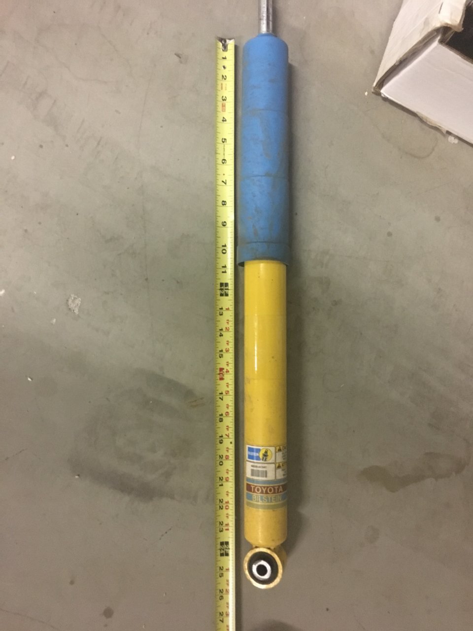 Bilstein Shock Length Chart