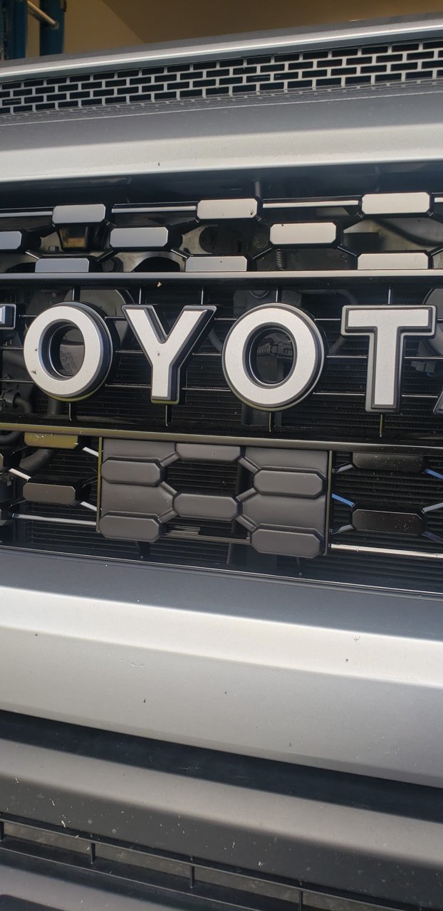 TRD PRO Grill NO SENSOR Garnish | Toyota Tundra Forum