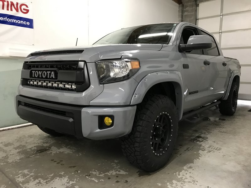 Fender flares painted in Cement! | Toyota Tundra Forum