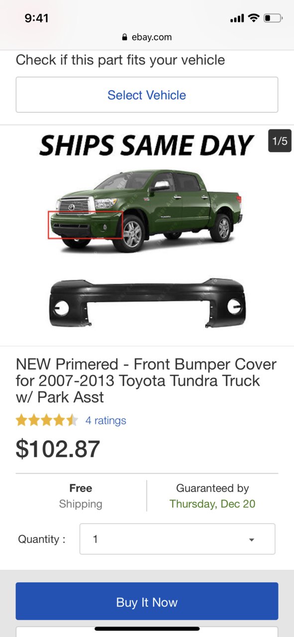 Replacement bumper | Toyota Tundra Forum