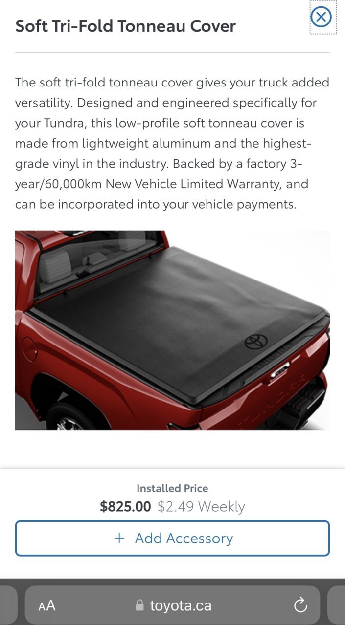 Toyota soft tonneau cover | Toyota Tundra Forum