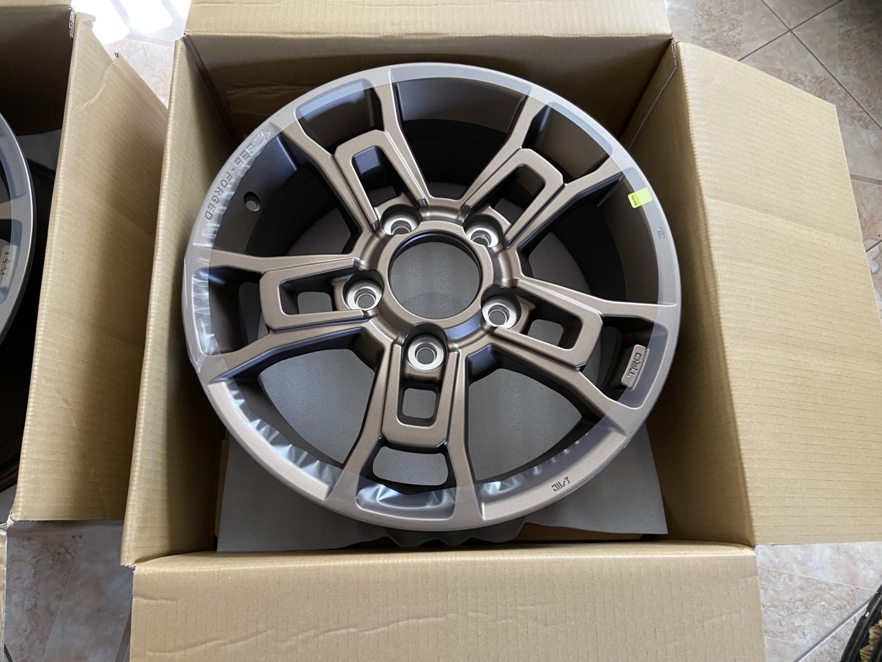 Complete Set of 4 Trd Pro Rims from land cruiser Heritage Edition