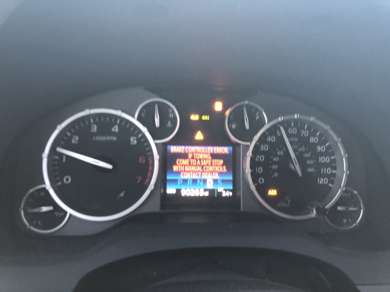 Brake Control error Message | Toyota Tundra Forum 2014 Toyota Tundra Traction Control Light Stays On