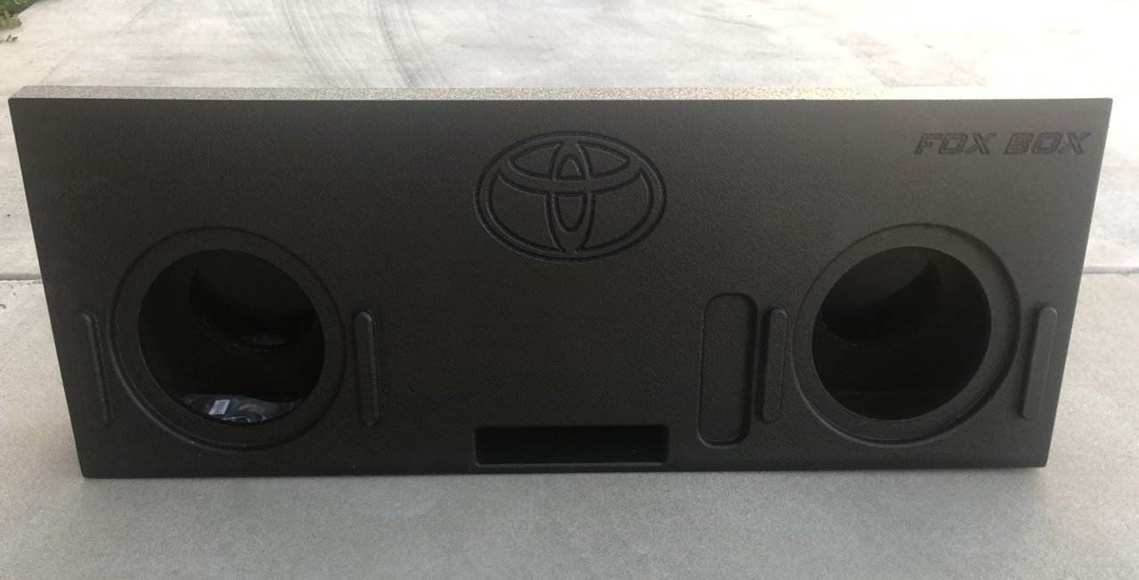 2 10s in a sub box behind crewmax back seat | Toyota Tundra Forum