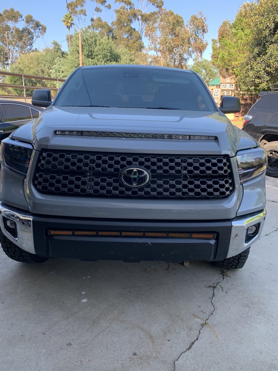 2020 TRD Off Road with NSV light bar and stealth bar. | Toyota Tundra Forum