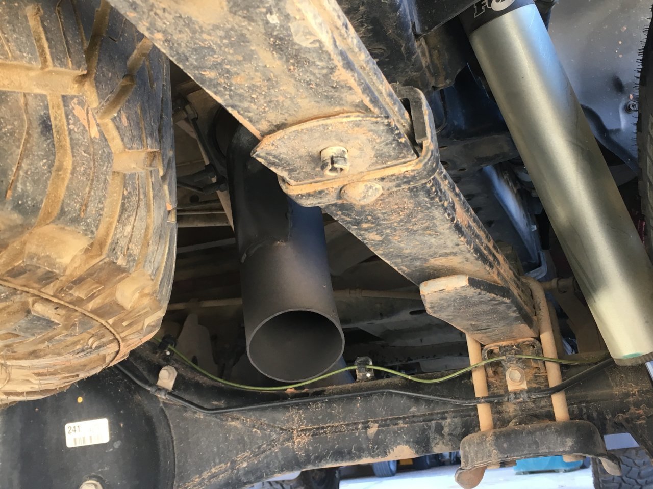 Exhaust dump before or after rear axle? | Toyota Tundra Forum