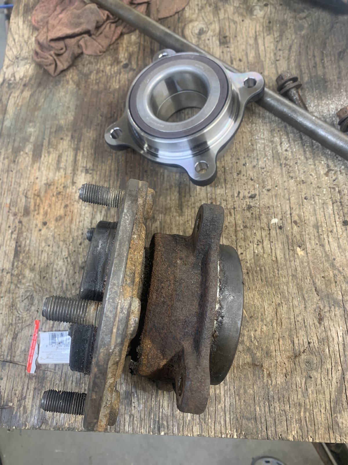 Anyone separate the front hub from bearing? | Toyota Tundra Forum