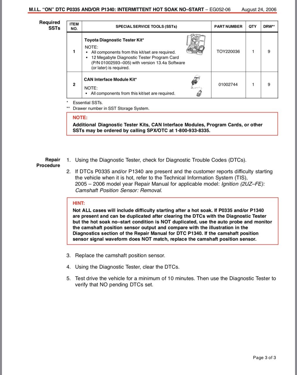 P1340 Igniter Circuit Malfunction Toyota Tundra Forum