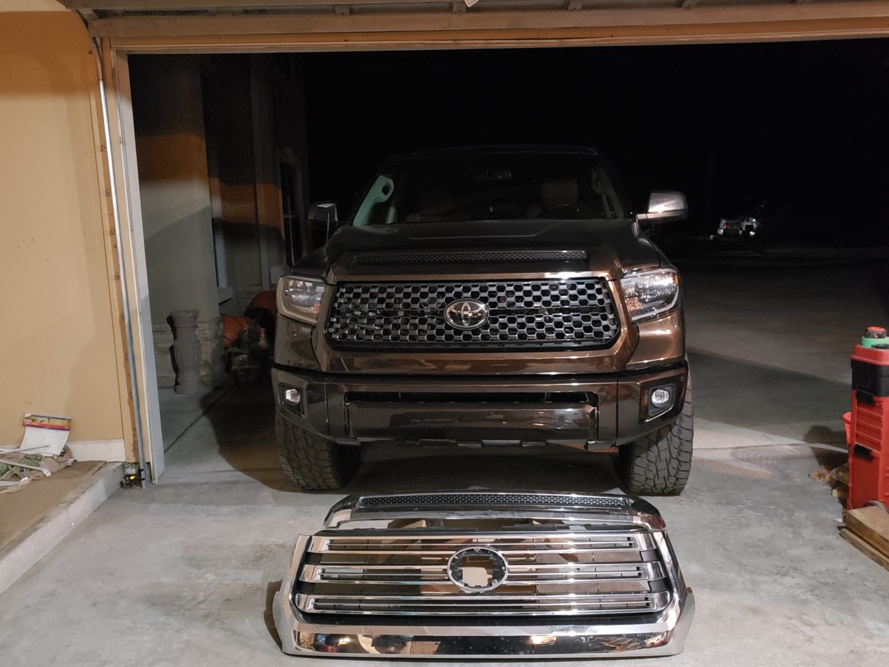 Front end the old and new grill.jpg