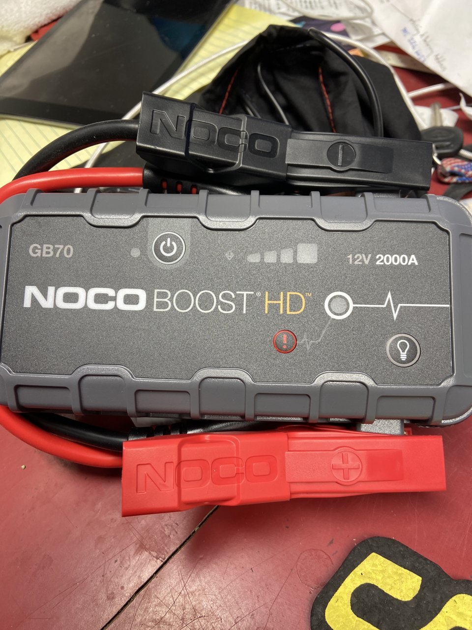 NOCO Boost HD GB70 2000A 12V UltraSafe Portable Togo
