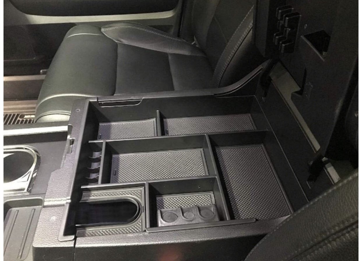 For Toyota Tundra 2014-2019 Center Console Organizer Armrest Storage Box Tray x1