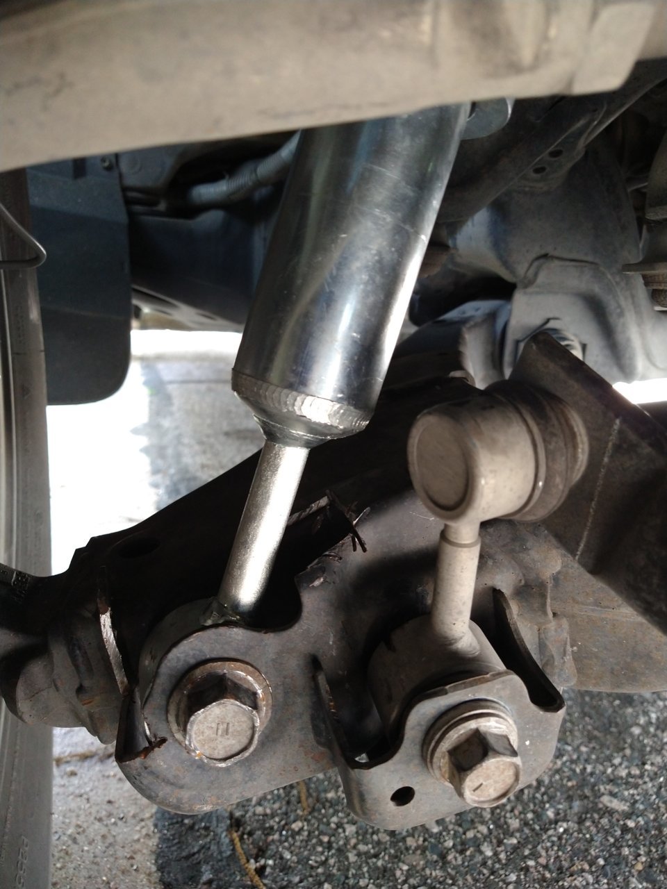 Notching lower control arm | Toyota Tundra Forum