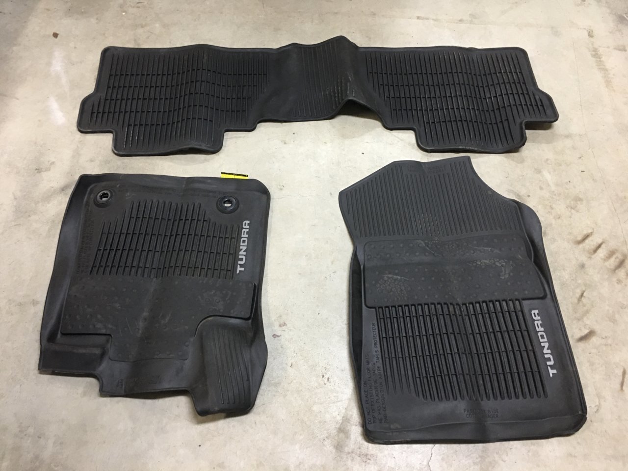 FLOOR MATS - OEM ALL WEATHER - CREW MAX | Toyota Tundra Forum