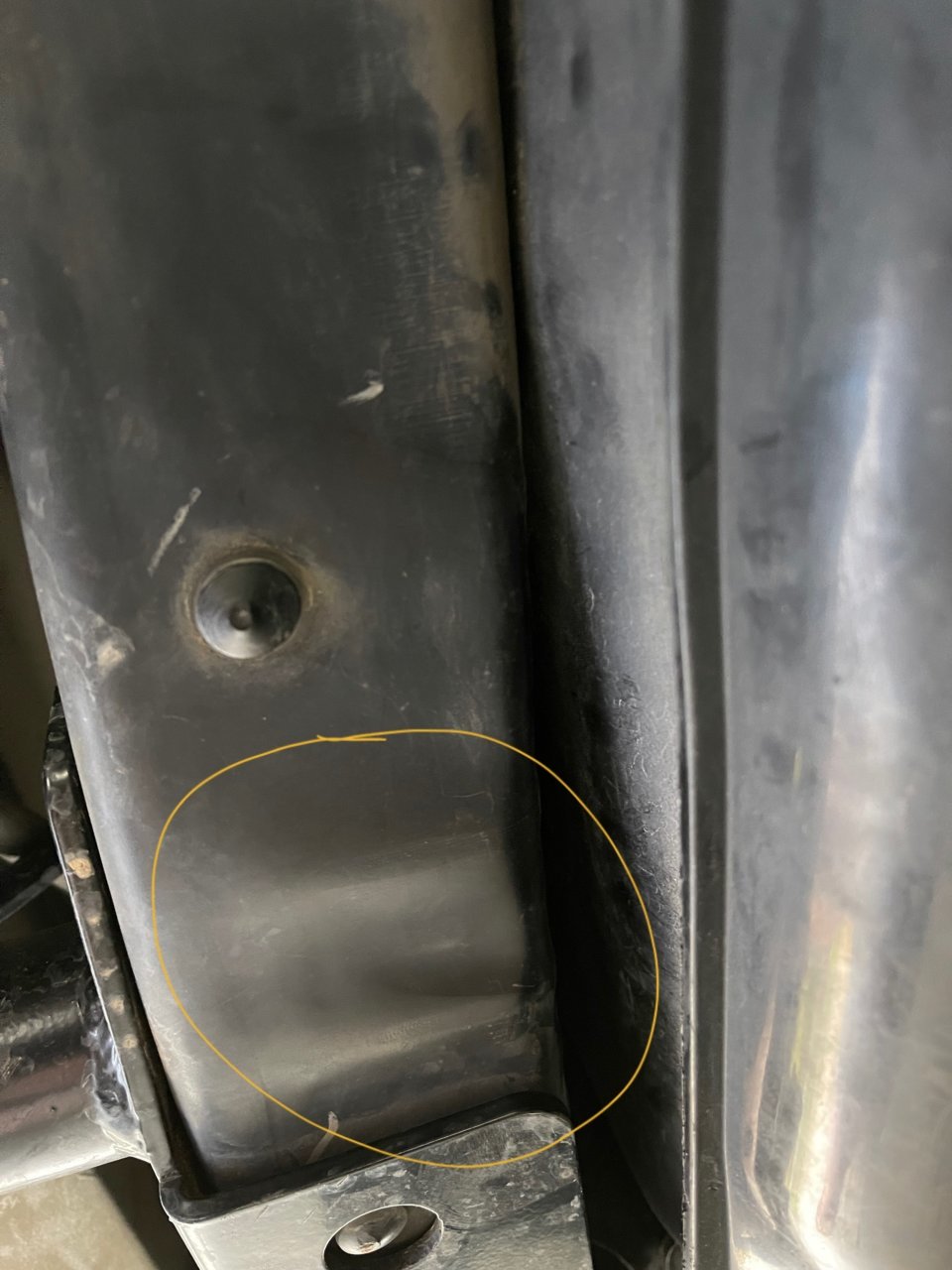 Is this frame damage? | Toyota Tundra Forum