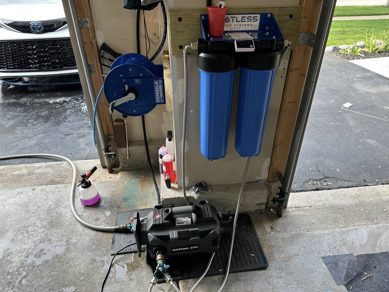 CR Spotless Water Systems - DIC-20 Simplest RV & Car Wash System, Rinse Works for All Vehicles, Motorcycles, Bikes, Boats, Planes, Yachts, Deionized