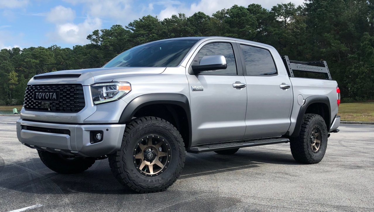 Silver Sky Tundra, Black or color matched fender flares? | Page 2