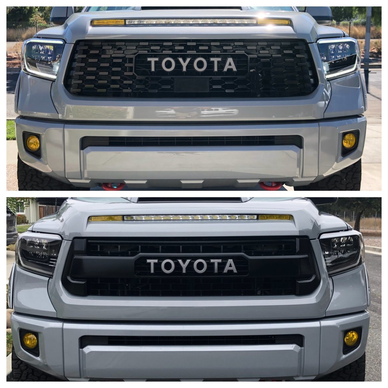 19 Trd Pro Grille Insert Swap Before And After Toyota Tundra Forum