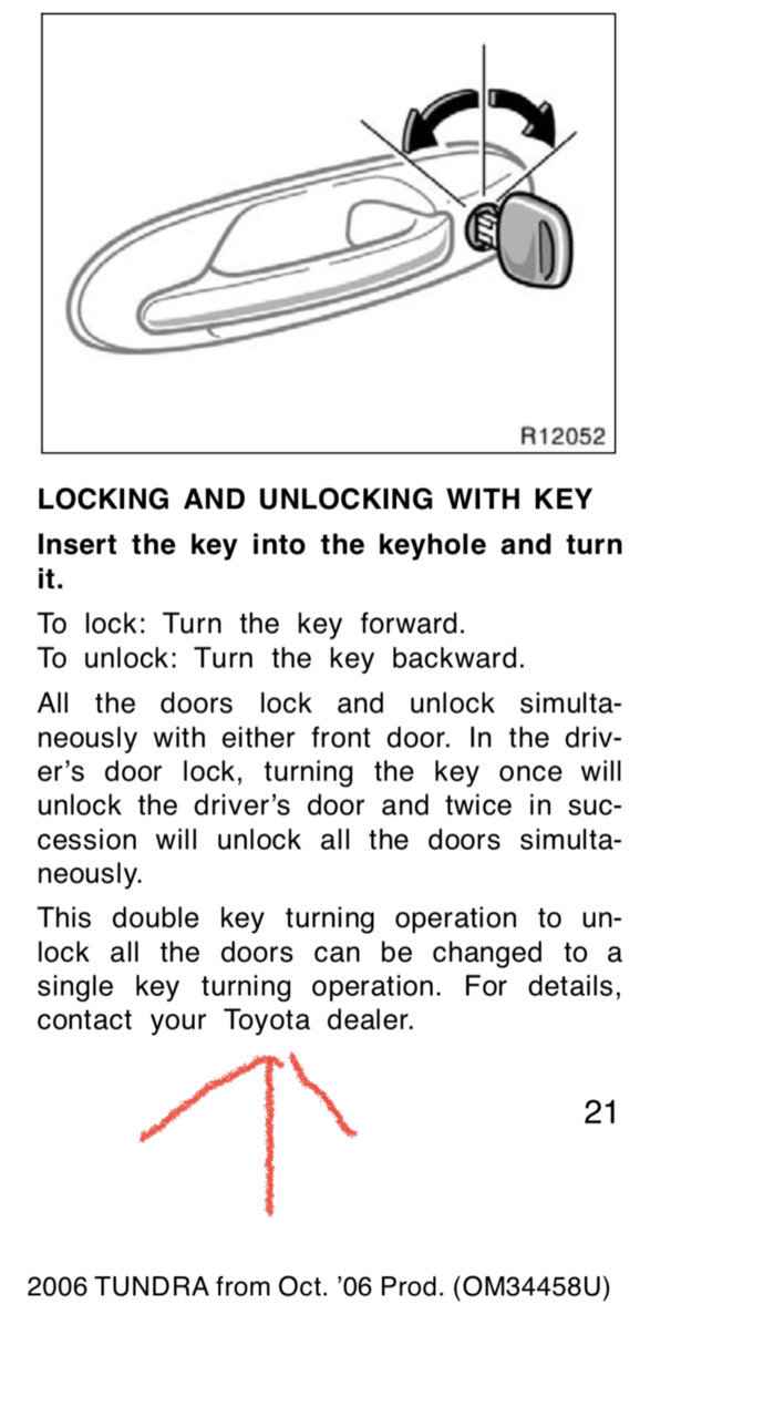 Power door locks not all working after latch replacement Toyota