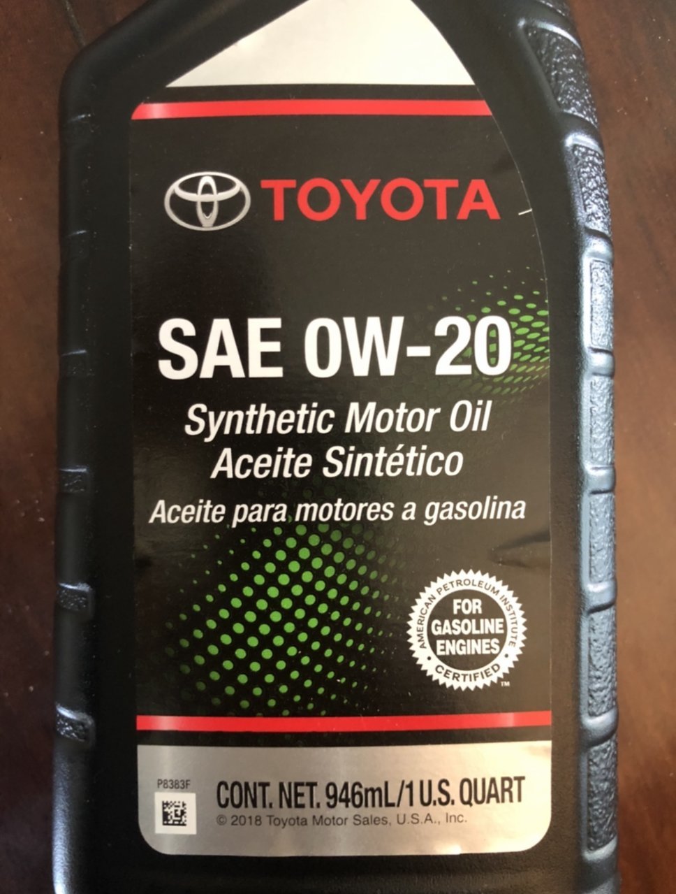  TOYOTA Genuine OEM 00279-0WQTE-01 Oil (4 QUARTS