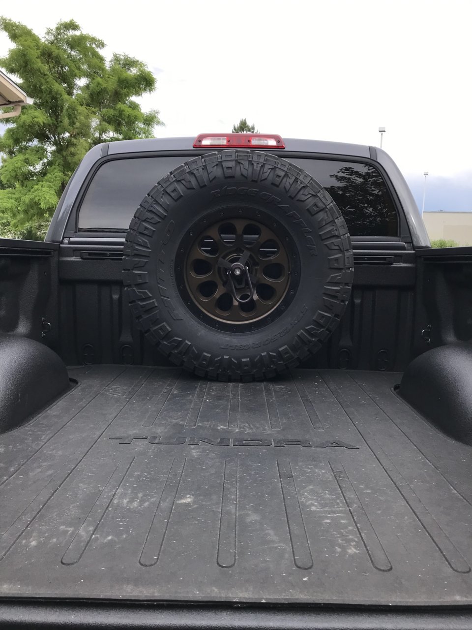 Wilco bed rail tire carrier | Toyota Tundra Forum