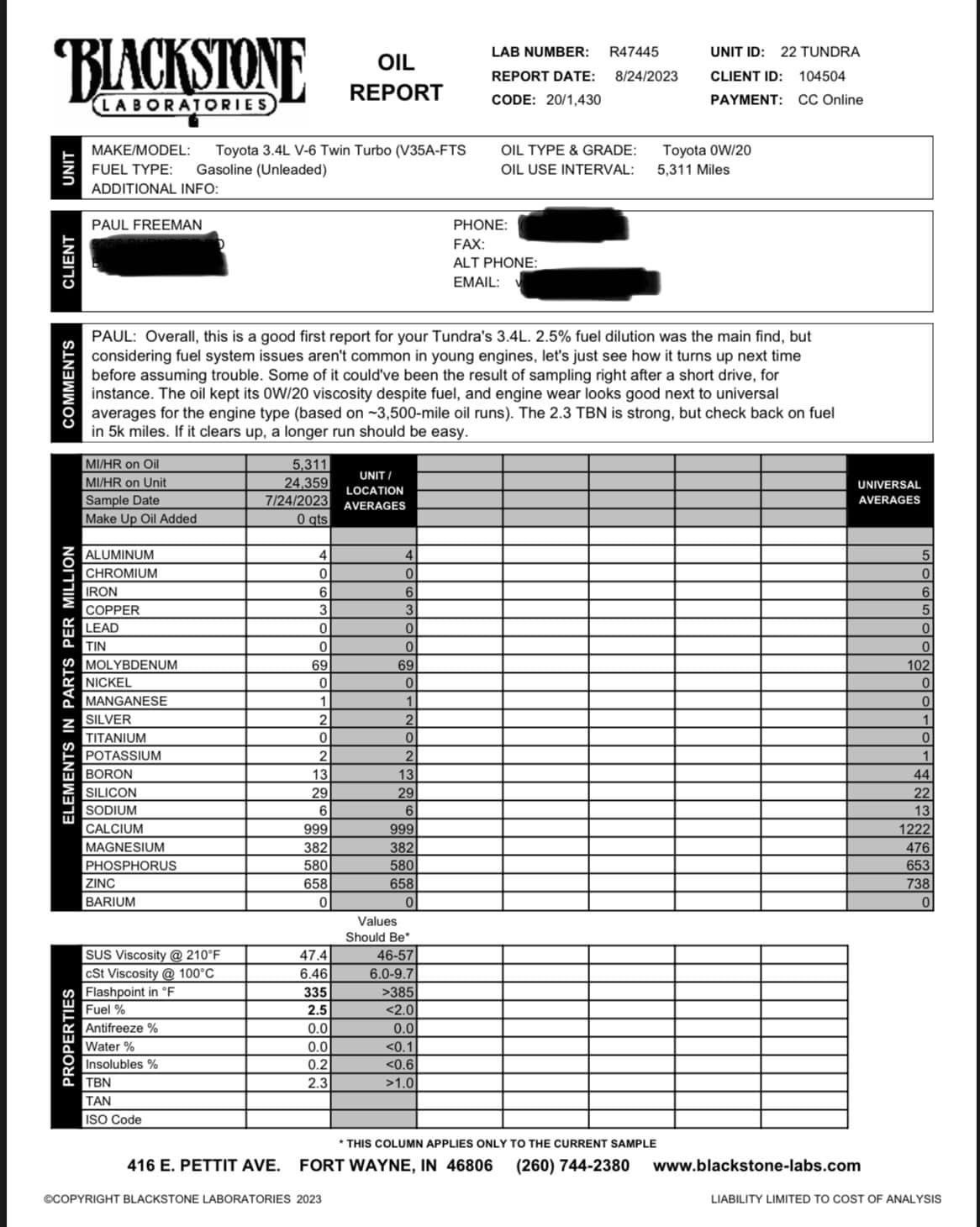 2023 Tundra Oil Change Interval Page 10 Toyota Tundra Forum