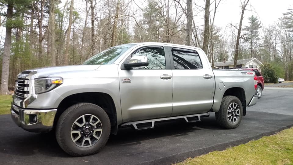 285/65 or 285/70/18 tires on stock TRD wheels. | Toyota Tundra Forum