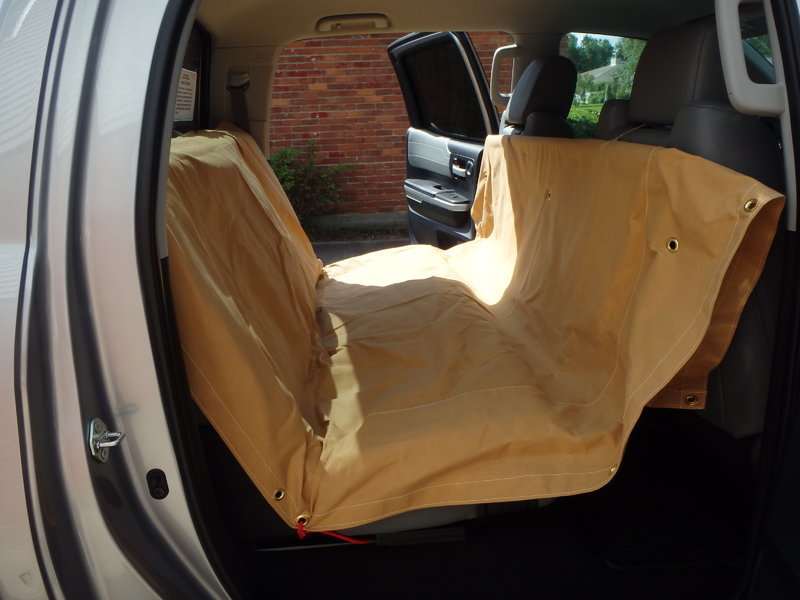 Looking For Rear Seat Cover Dog Toyota Tundra Forum - Installing Duluth Trading Seat Covers