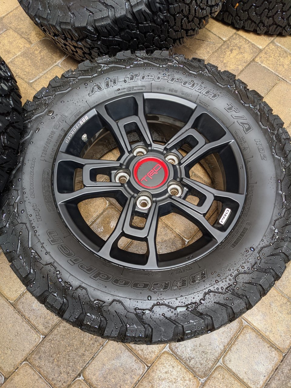 TRD Pro BBS Forges wheels with BFG K02 and TPMS | Toyota Tundra Forum