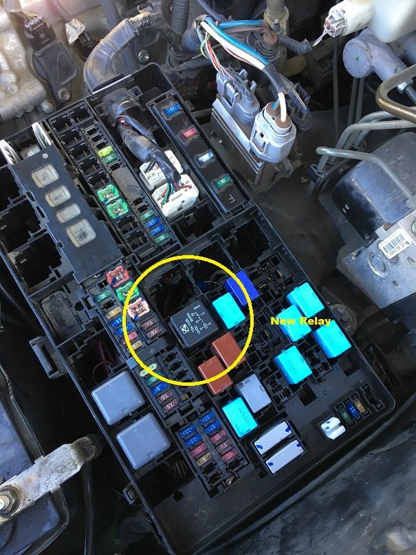 Separating The Under Hood Fuse Relay Box - Add Relay Or   ? 