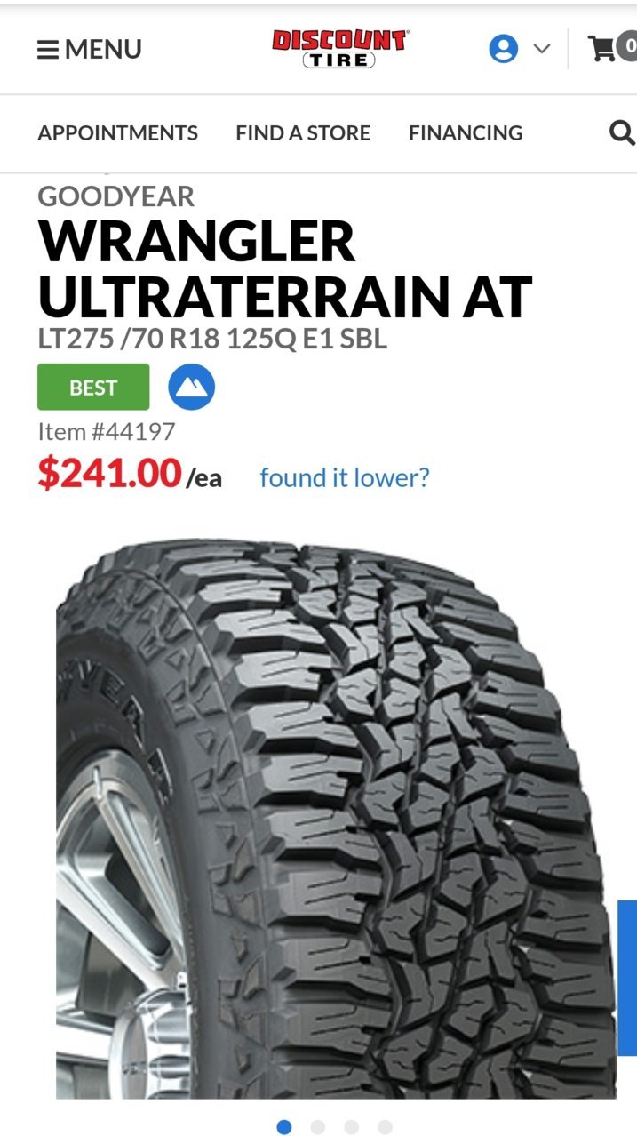 The Lightest AT tire? | Toyota Tundra Forum