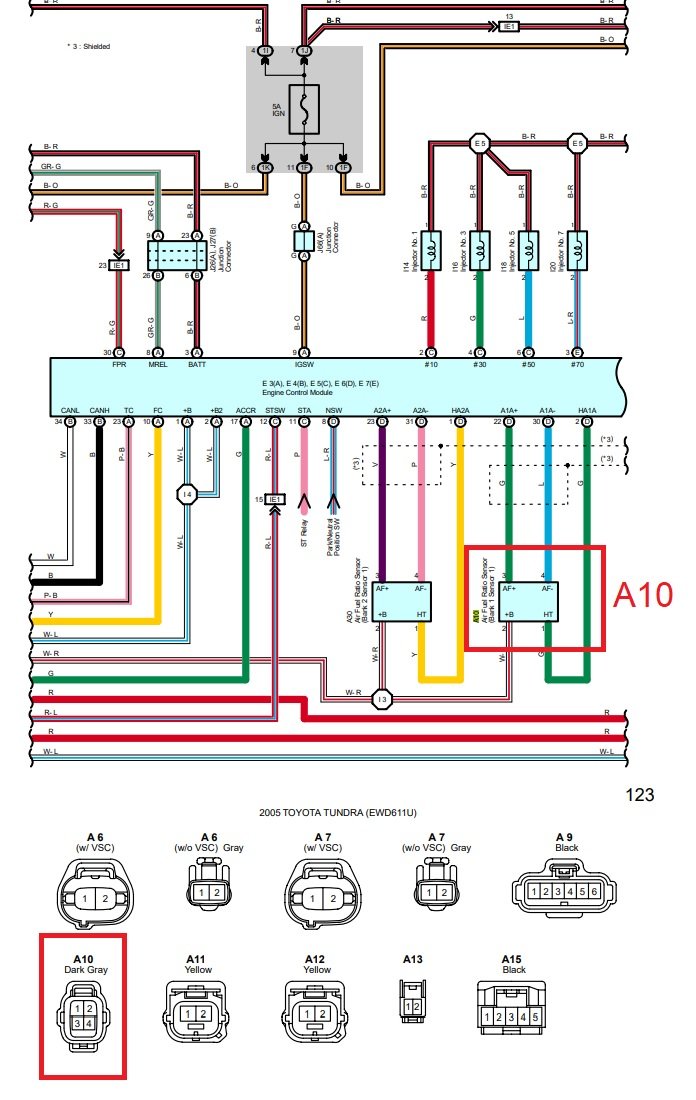 Oxygen Sensor Wiring Diagram Toyota