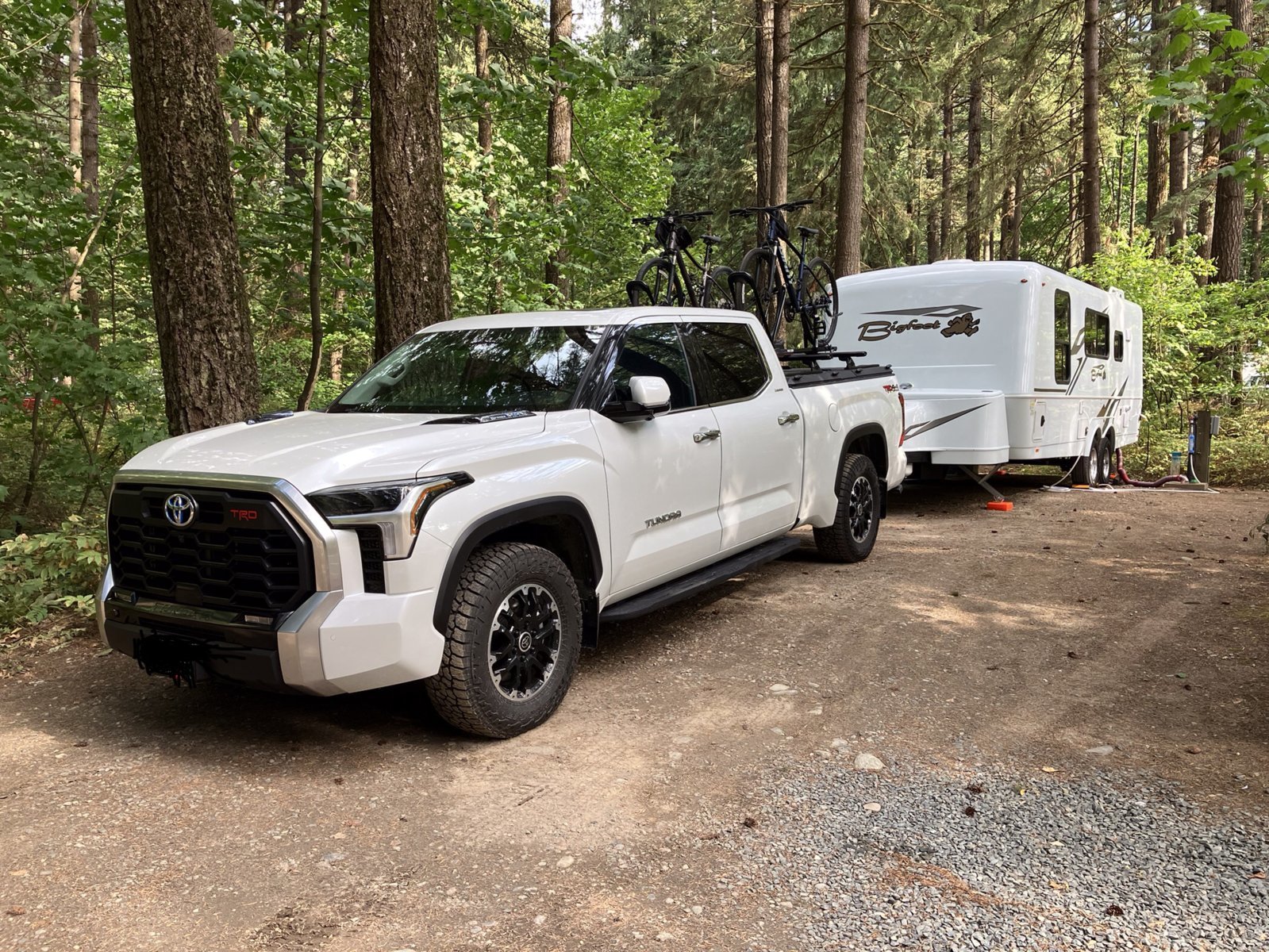 Tundra and Bigfoot - Coquihalla Campground- July 2023.jpg