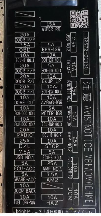 Fuse Box Diagram Toyota Tundra 2G And Relay With Assignment, 46% OFF