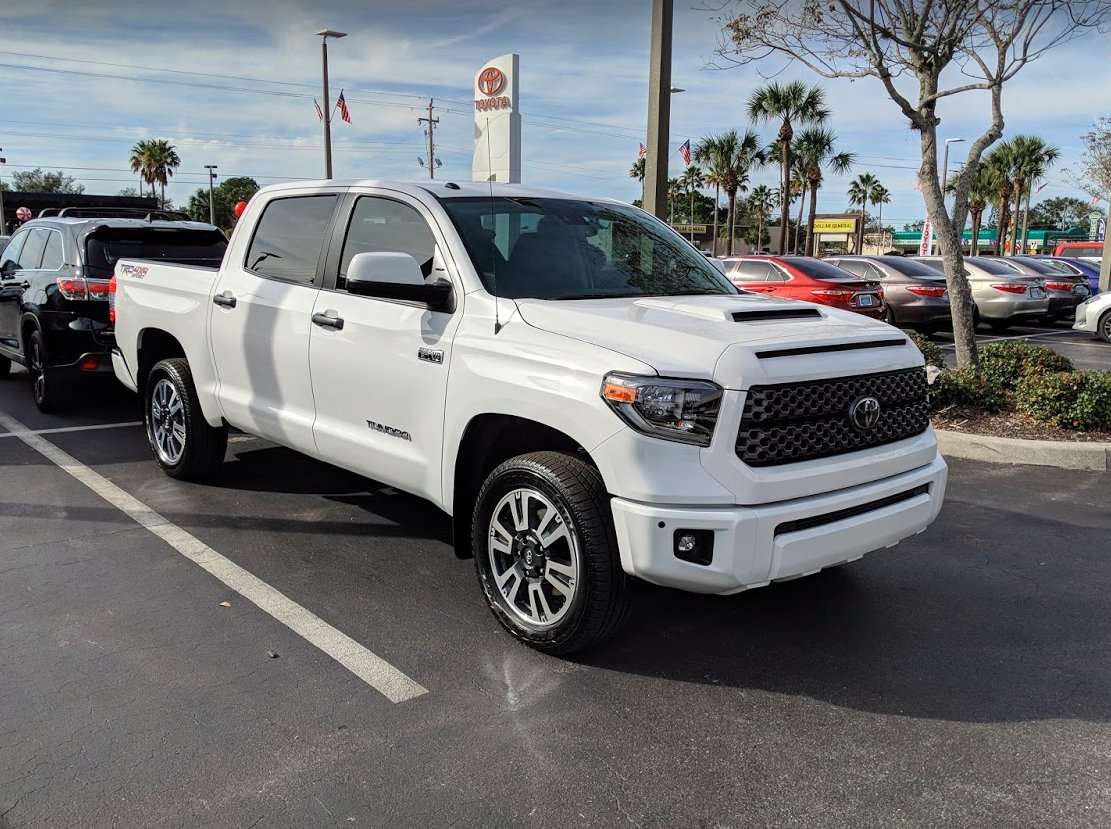 New 2020 white Trd Sport | Toyota Tundra Forum